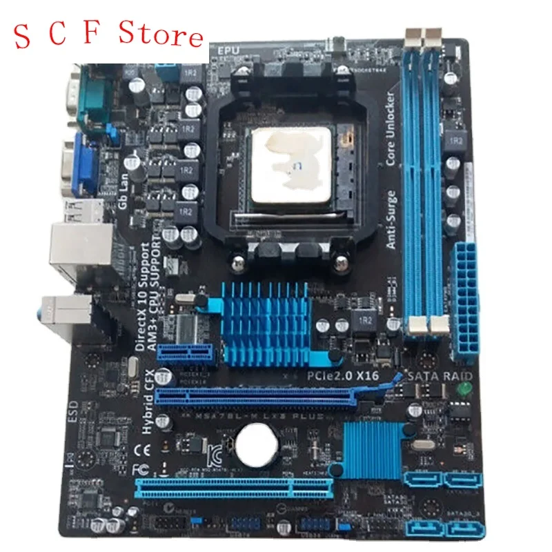 Материнская плата для настольного компьютера ASUS Micro ATX 760G Socket AM3 + DDR3 - купить по