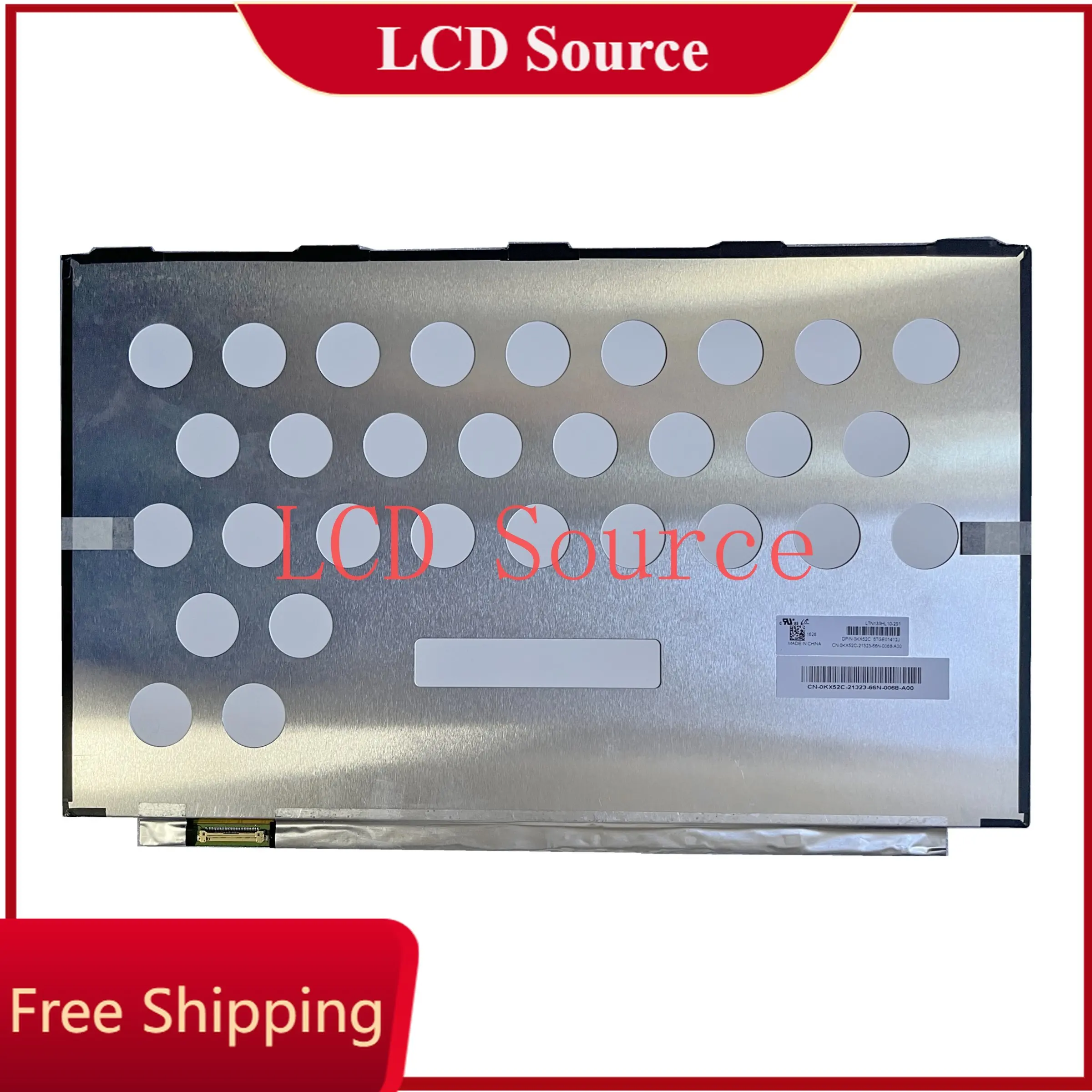 

LTN133HL10 201 DPN 0KX52C 1920 × 1080 13,3 дюймовый экран