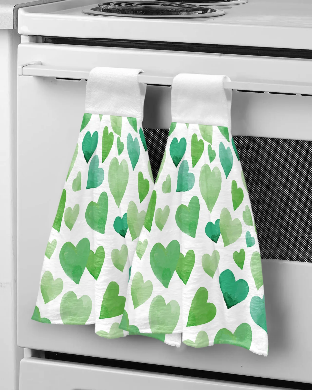 

Зеленое полотенце для рук St. Patrick'S Day, впитывающее кухонное полотенце для ванной, столовая посуда, полотенце, домашние кухонные инструменты