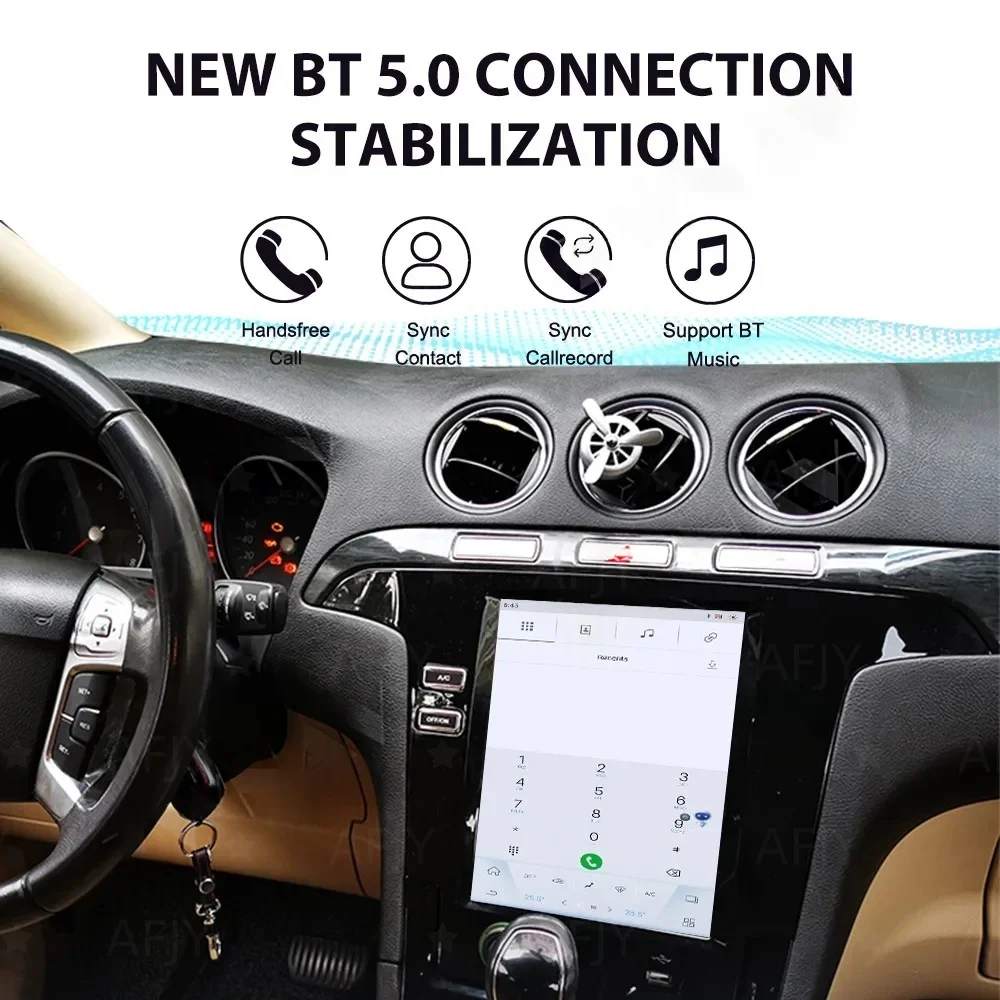 Для Ford S-Max Galaxy 2007~2015: Автомобильная мультимедийная система Android с навигацией, радио, беспроводным CarPlay и Mirror Link (головное устройство) (art.: 3920db94e217b) - 3920db94e217b