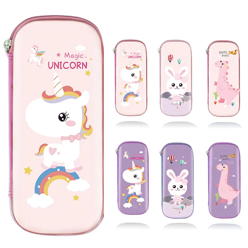

Pencil Cases Unicorn Trousse Kawaii Stationery Licorne Etui Estuche Case School Supplies Cute Papeleria Astronaut Pencil Box Bag