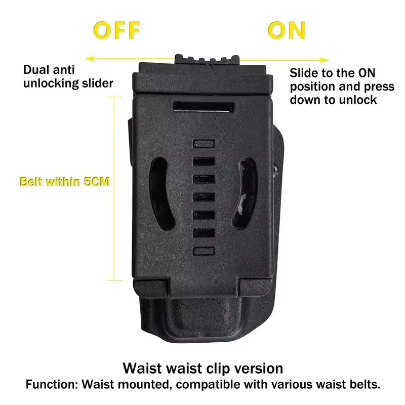 Фото Чехол-кобура Kydex K-Sheath с защитным корпусом и креплением на ремень для фонаря NEXTORCH TA70 (фонарь в комплект не входит) №3