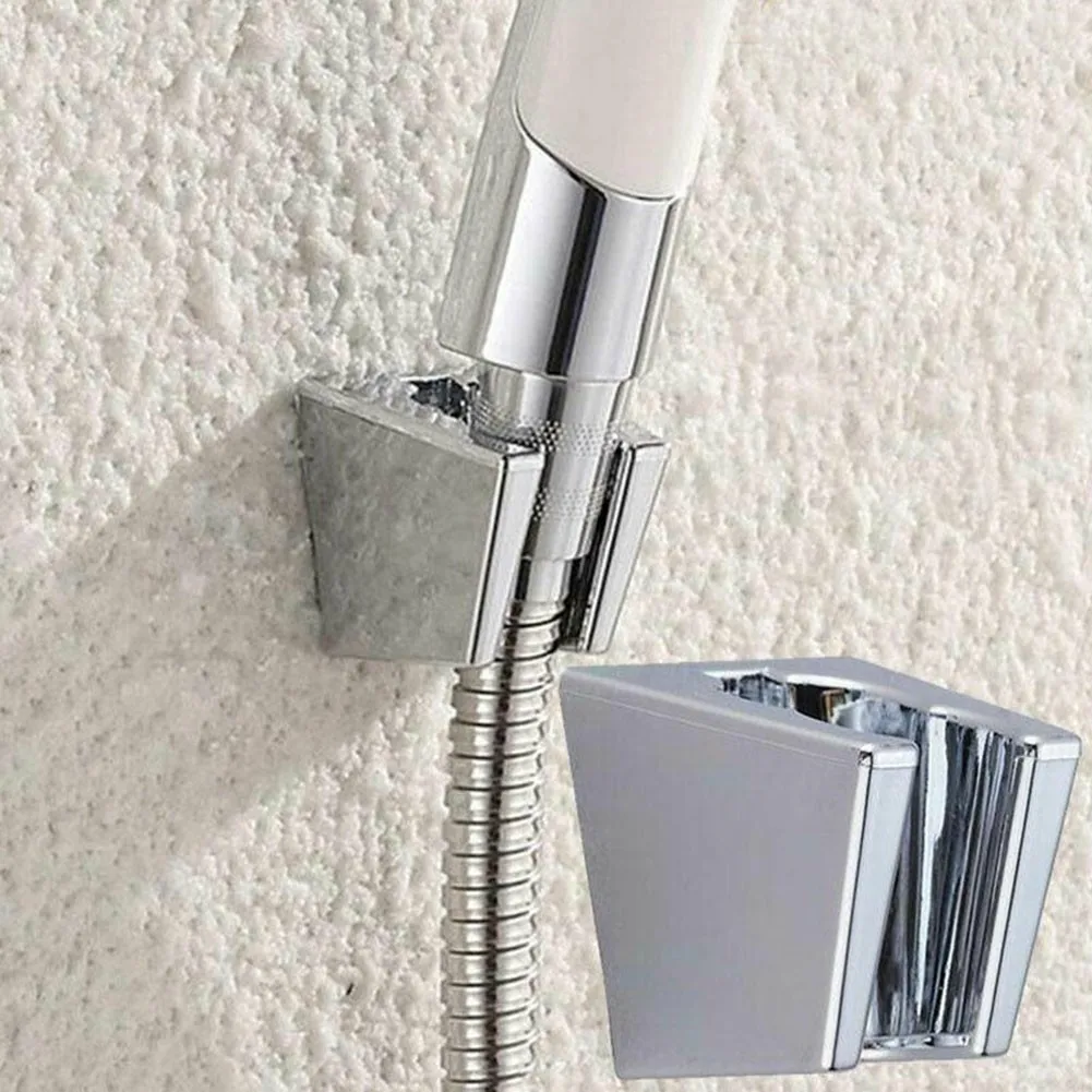 1 Pcs ABS Shower Head Holder Adjustable Bathroom Shower Handset Holder Head Chrome Wall Mounting Bracket Rack Parts