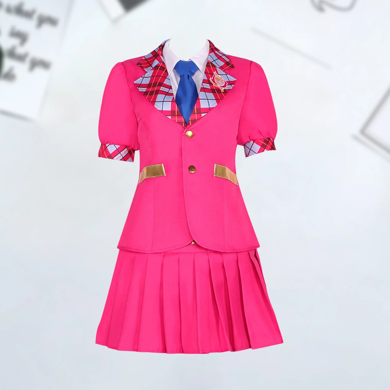 

Женский костюм для косплея, повседневный стильный женский костюм принцессы для ролевых игр, одежда на Хэллоуин, плиссированная одежда с отложным воротником, одежда для вечеринки