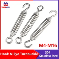 turnbuckle hook and eye for cable railing wire rope hardware kit tension heavy duty hanging sun shade sail string light wire