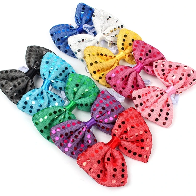 

LED Light up Bowties Luminous Adjustable Bow Tie for Party Festival Gift