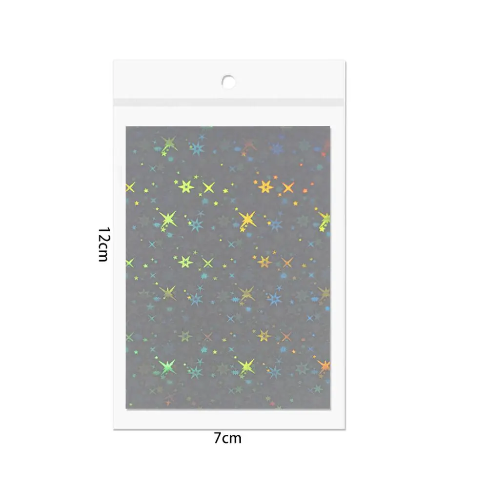 Украшения для дизайна ногтей наклейки самоклеящиеся голографические 3D лазерная