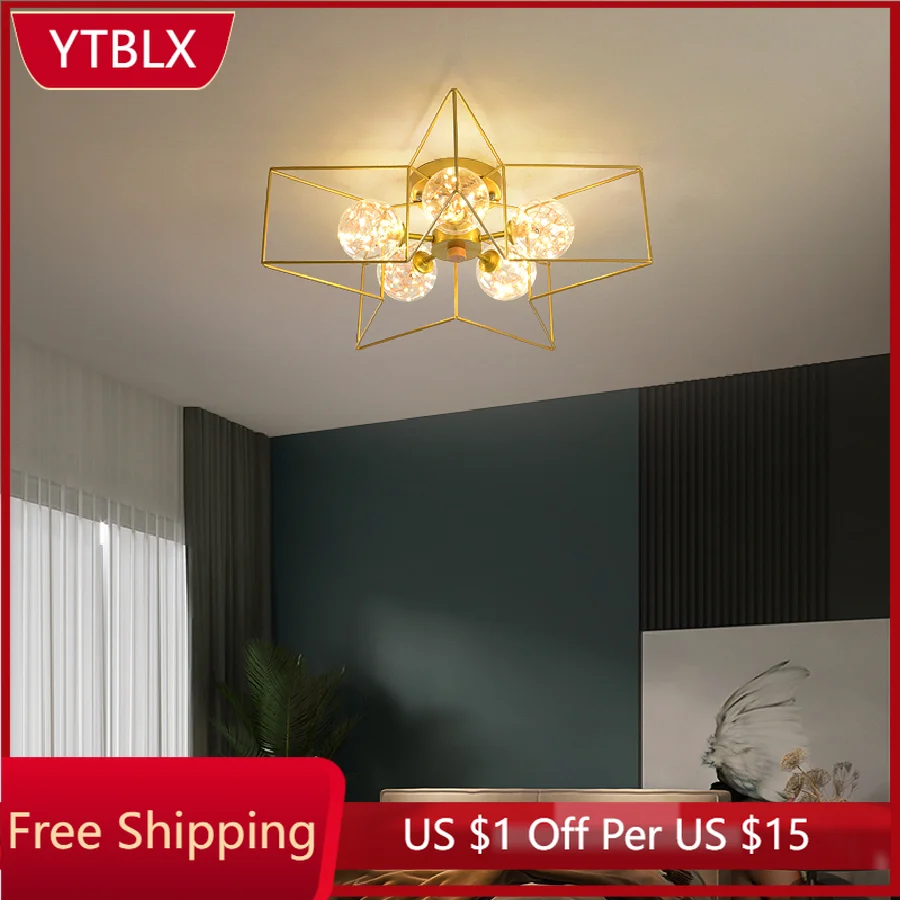 

Modern LED Chandelier Gold Black Indoor Lighting Lamps For Bedroom Cloakroom Living Hall Dining Study Room Lustre Home Lights