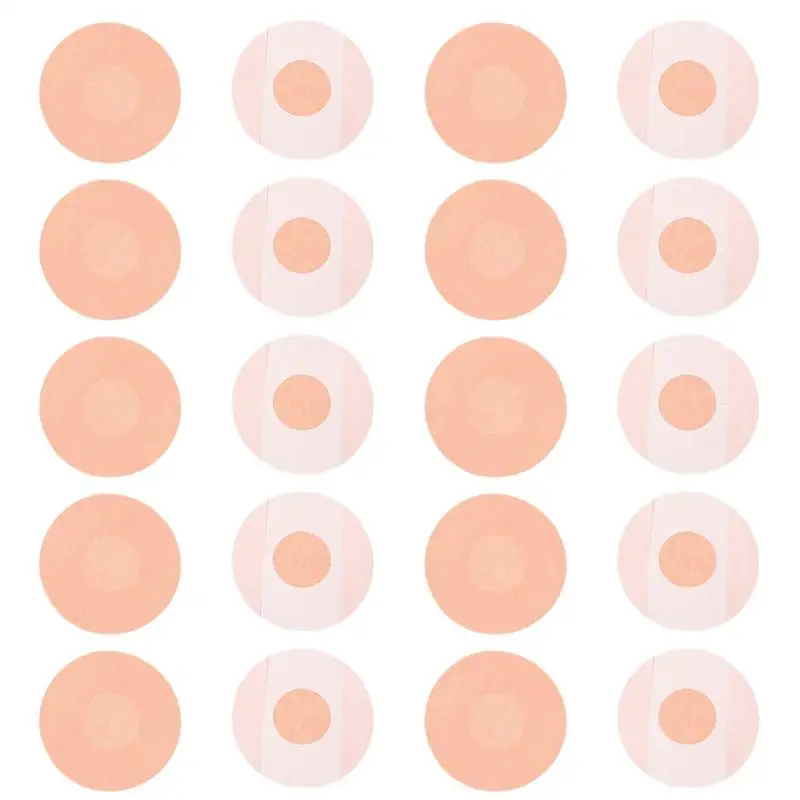 

20Pcs Practical Fitness Patches Sensor Fixing Patches Waterproof Patches (Color of Skin)