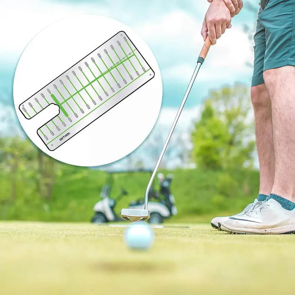 

Golf Swing Straight Practice Golf Putting Mirror Eye Training Alignment Trainer Aid Mirror Line Accessories Putter Swing Go S1u1
