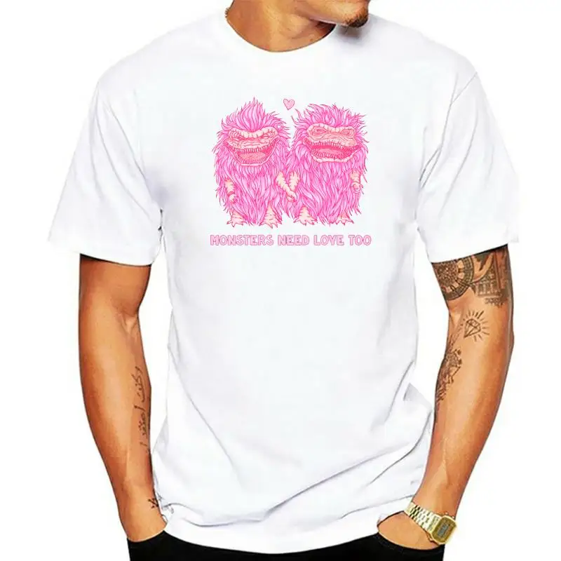 

Monsters need love too T-shirt The critters inspired for 80s horror movie lovers men t shirt