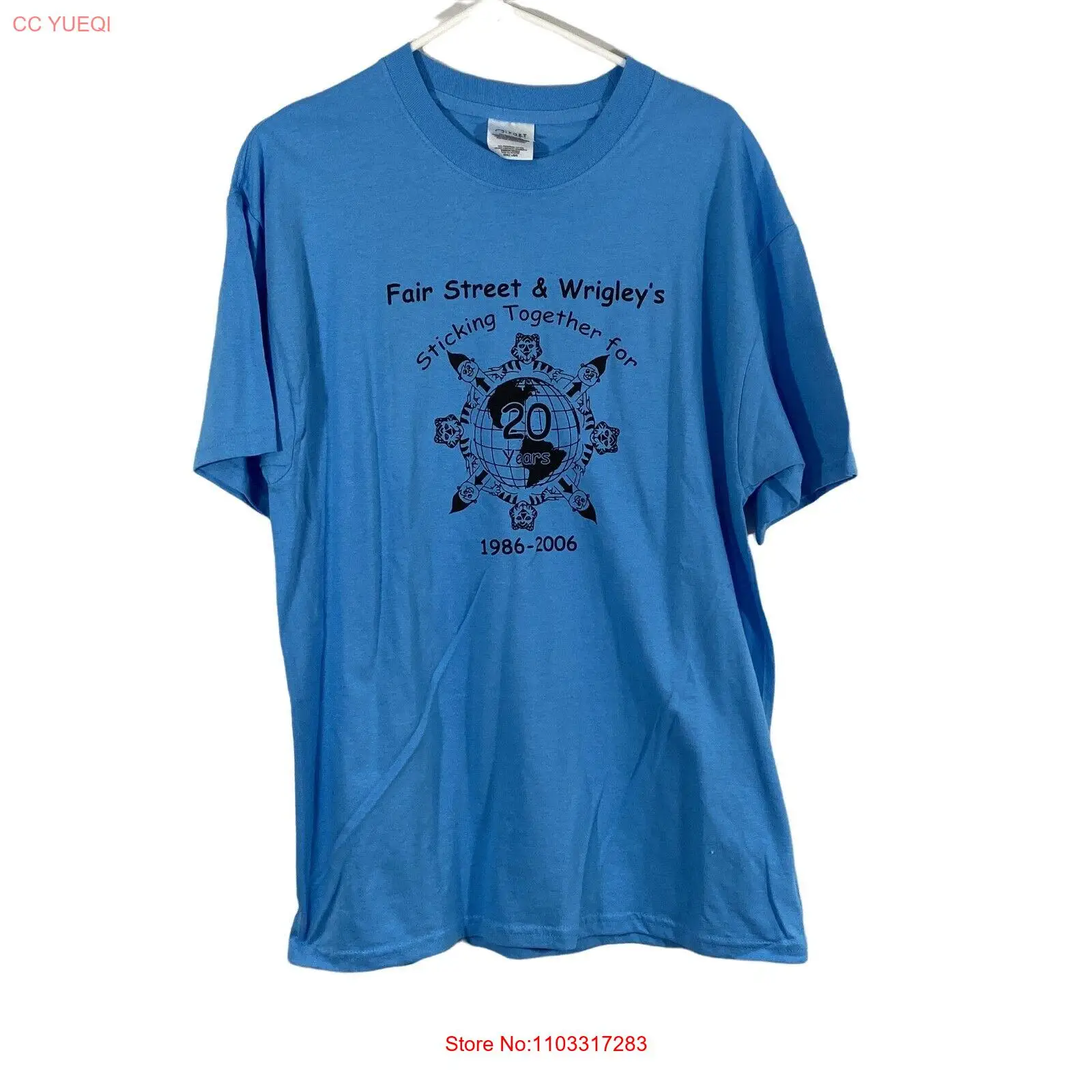 Мужская футболка с надписью Fair Street &amp Wrigley's на протяжении 20 лет