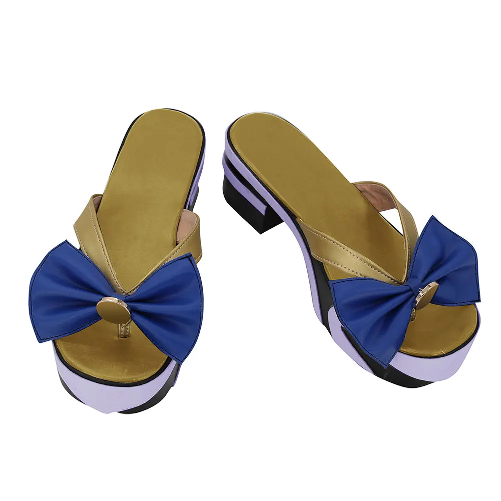 

Обувь для косплея Genshin Impact Sangonomiya Kokomi ботинки мужские женские костюмы на Хэллоуин аксессуары на заказ