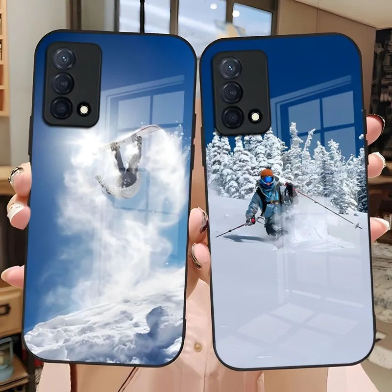 Phone Case For Oppo Find X3 X5 Pro Reno 6 7 A55 A57 A54 A93s A94 A92s A95 One Plus 8 9 7 Glass Cover
