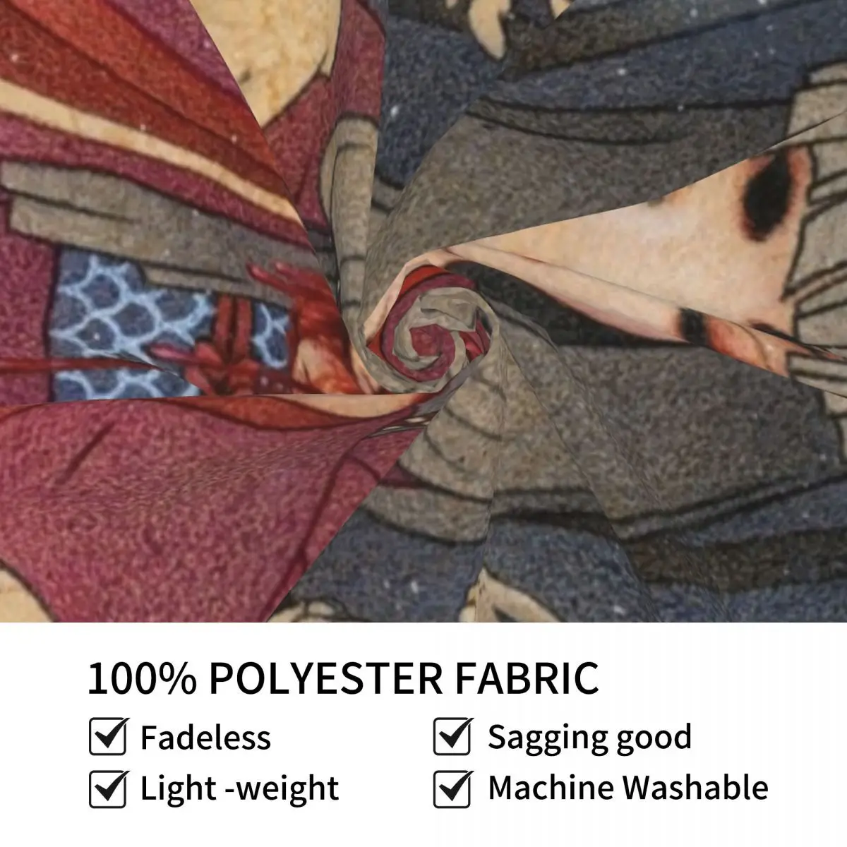 Гобелен Appeasement-TeaKitsune Fox Yokai