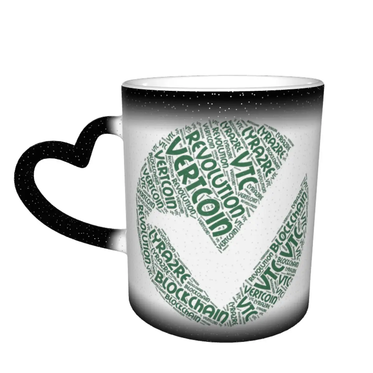 

Color Changing Mug in the Sky Vertcoin VTC Revolution Blockchain Lyra2RE Crypto Word Creative Cryptocurrency Novelty Beer mugs