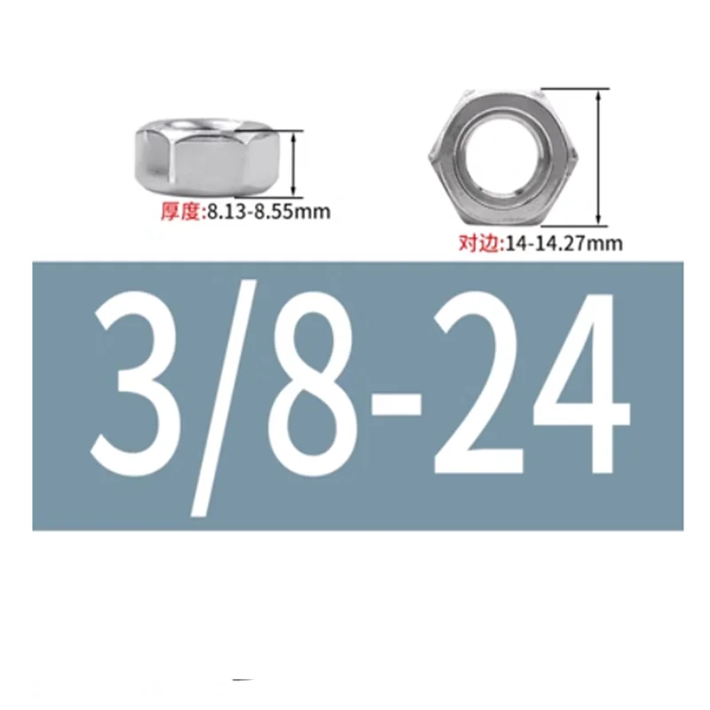 

JARBLUE Гайки шестигранные нержавеющая сталь 304/316