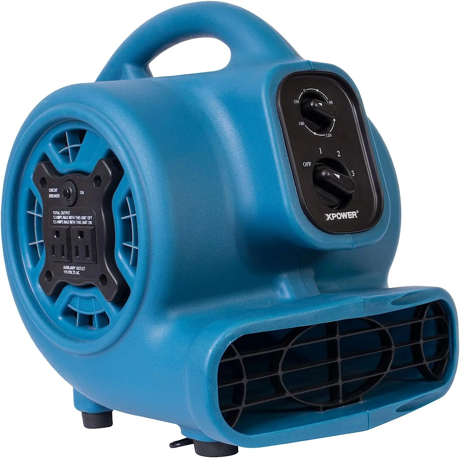 

Mini Mighty 1/4 HP 925 CFM Centrifugal Air Mover, Carpet Dryer, Floor Fan, Blower, Stackable, Daisy Chain, for Water Damage Rest