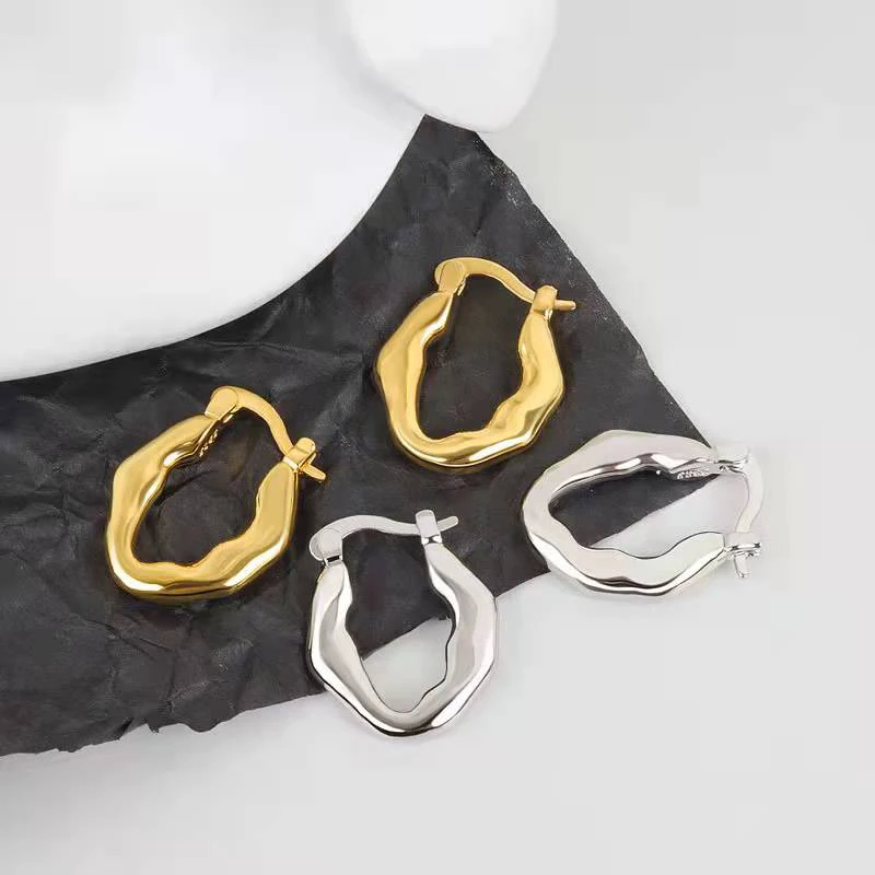 

Design Texture Gold Earrings Geometric Earrings Simple Circular Hook Earrings The Circle Round Light Pendientes Aretes Jewelry