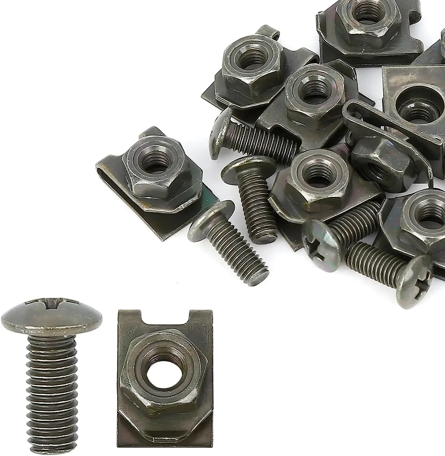 10 комплектов 5x12 мм U-образный зажим крестообразные автомобильные зажимы с