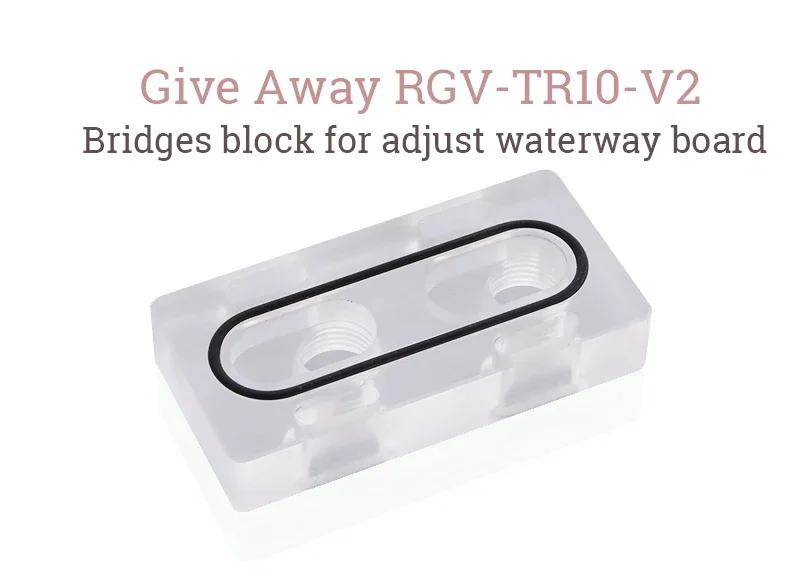 BYKSKI акриловая плата комплект каналов водяного охлаждения решение для MSI CUNGNIR 110R