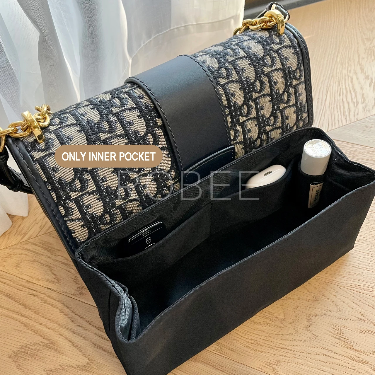 Подкладка для Dior 30 Montaigne, сумка для хранения на подкладке, сумка-Органайзер, внутренняя сумка для женщин