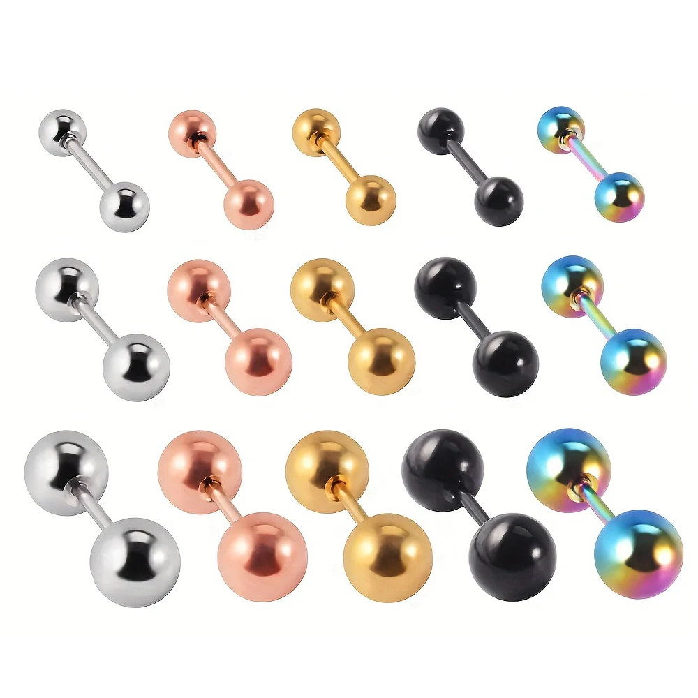 3 шт./лот шариковые серьги из нержавеющей стали для пирсинга козелка и хряща