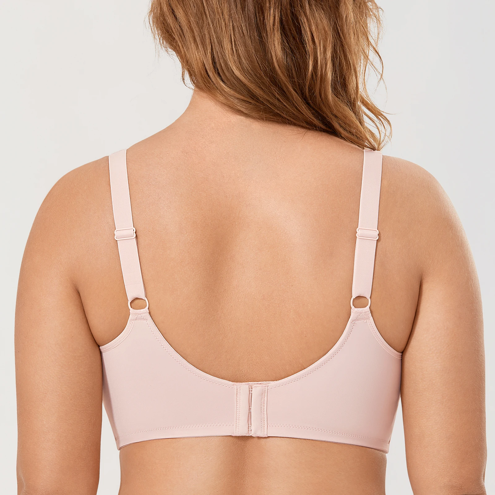 Women's Minimizer Plus Size Full Coverage Wireless Unlined Support Bras