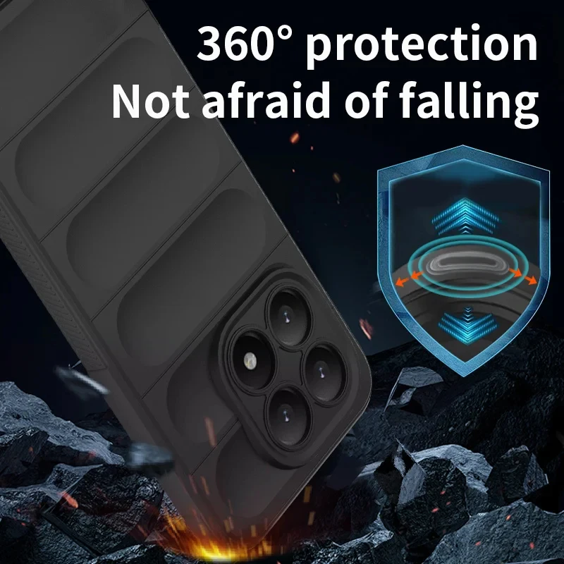Фото Чехол для Xiaomi 17T Pro 15T 17 15: Мягкий силиконовый, гибкий, противоударный, защитный от падений №4