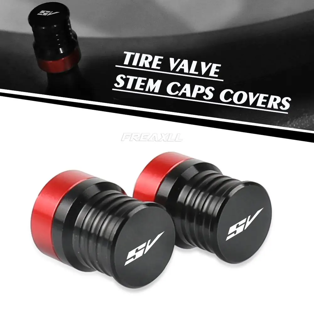 

Motorcycle CNC Aluminum Wheel Tire Valve Stem Caps Airtight Covers Accessories For SUZUKI SV650 SV1000 SV1000S SV 650 1000 100SS