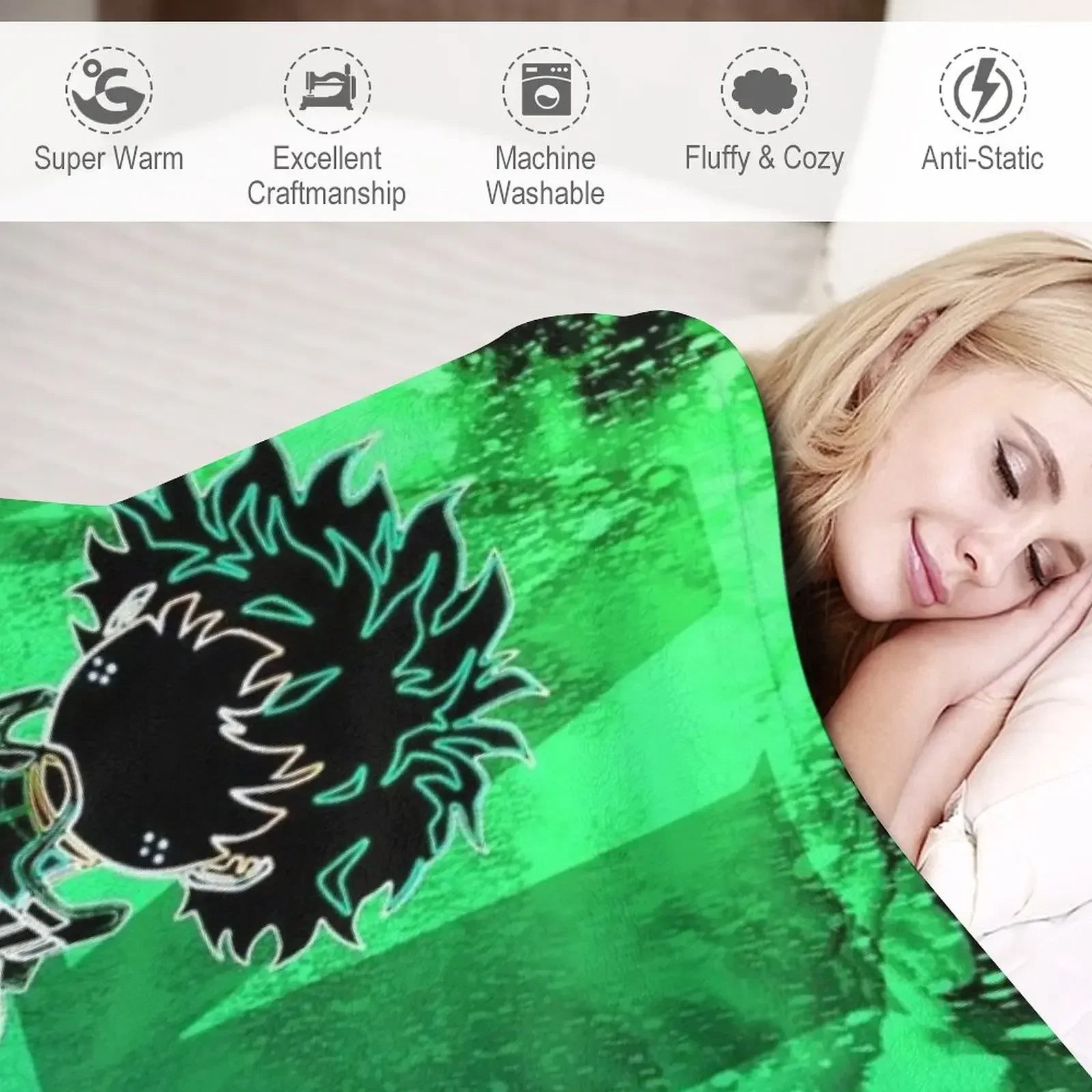 Одеяло Deku Midoriya Izuku Hero School #2 модное тепловое одеяло для путешествий роскошные