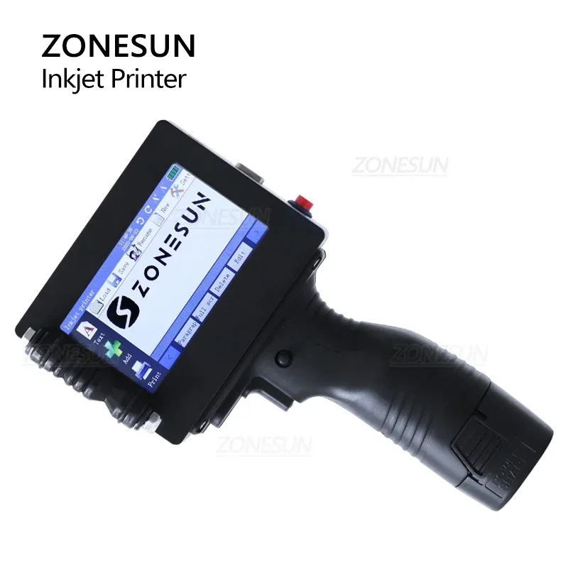 Ручной струйный принтер ZONESUN портативный QR-штрих-код дата последовательный номер