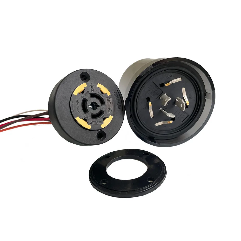 Стандарт ANSI, IP66, разъем NEMA, 7-контактный разъем фотоуправления с затемнением, с корпусом контроллера NEMA