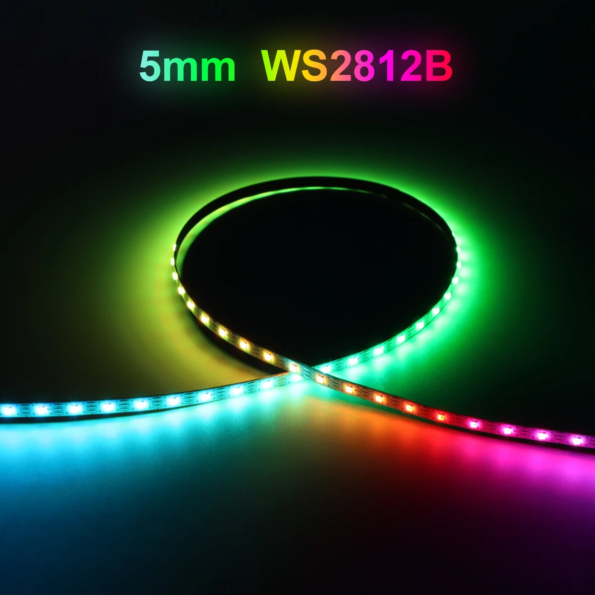 WS2812B Пиксельные Светодиодные Ленты DC5V RGB RGBIC Режущаяся Полноцветная Для Украшения
