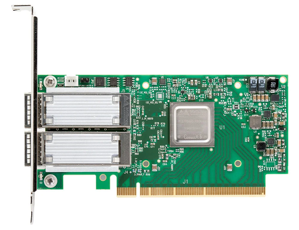 MCX516A-CCAT ConnectX-5 Двухпортовая карта сетевого интерфейса 100GbE