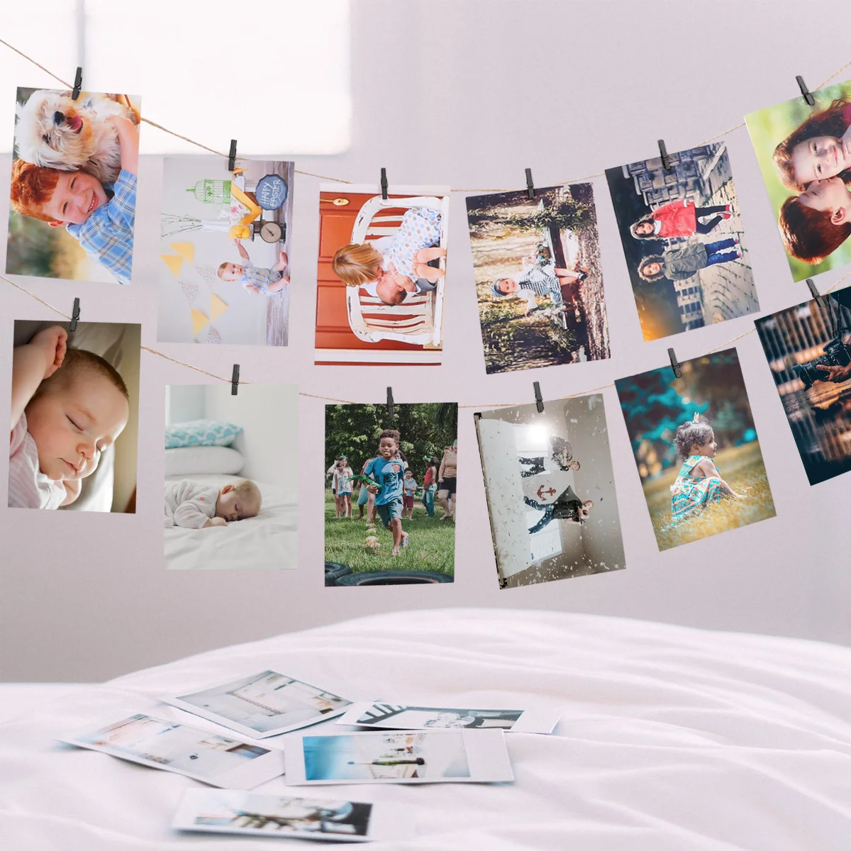 100 шт. мини-натуральные деревянные скрепки для бумаг универсальные зажимы