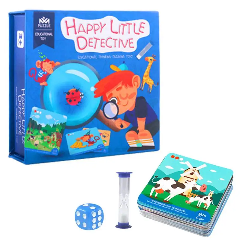 

Классическая игра с памятью, Веселая игра с маленьким детективом памяти, обучающая игрушка, поезд мышц для дошкольного возраста