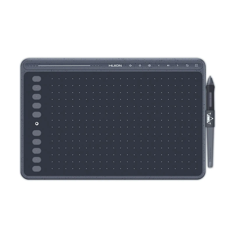 

HUION HS611 Drawing Tablet Battery-free Graphic Tablet Three Colors Tilt Support Touch Bar and Express Keys