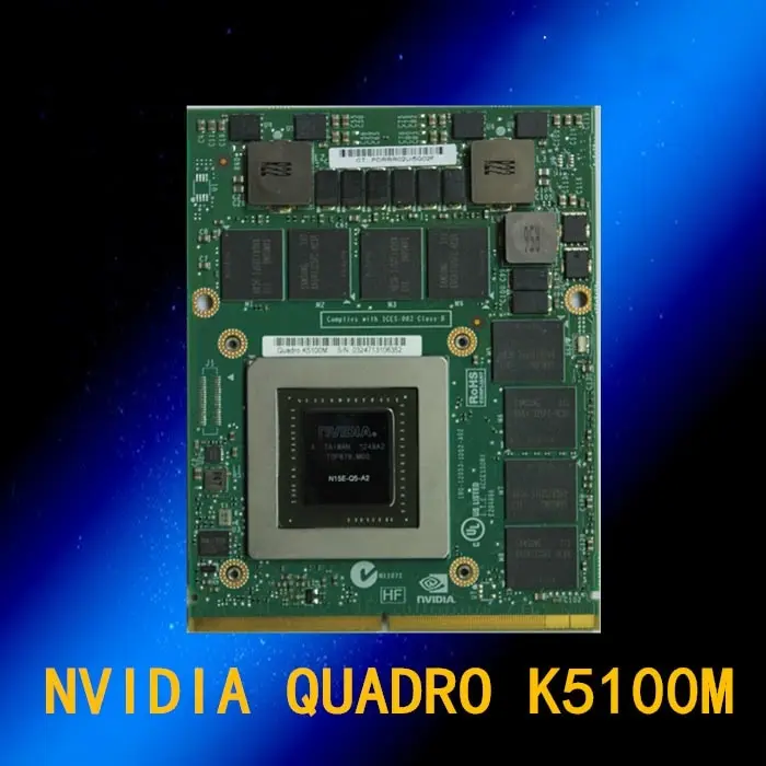 

Видеокарта Quadro K5100M 8 ГБ DDR5 D7Z23AV 708539-001 728555-001