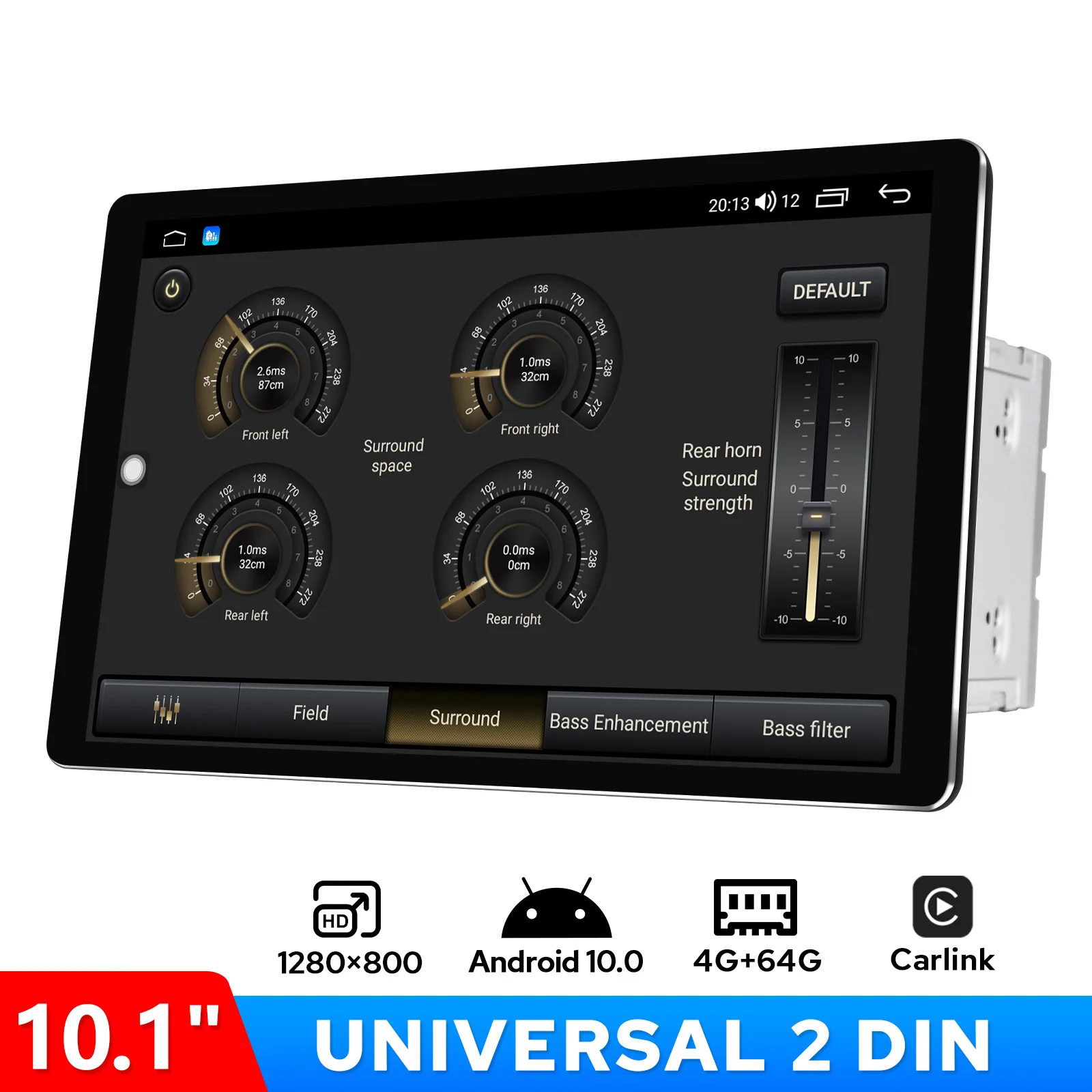 Автомобильный радиоприемник Joying универсальный мультимедийный видеоплеер на