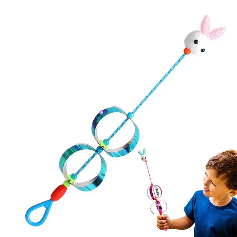 

Портативная вращающаяся ветряная лента для животных, Спиннер для ветра, детская игрушка, украшение для улицы, детского сада