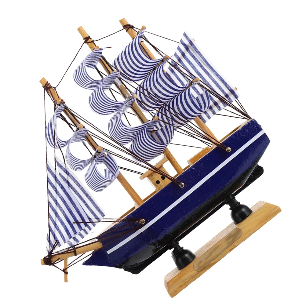 

Cake Party Graduation Decor Ship Boat Sailing Nautical Accessories Modelmen Sail Theme Decorations Decoration Topper Mini Wooden