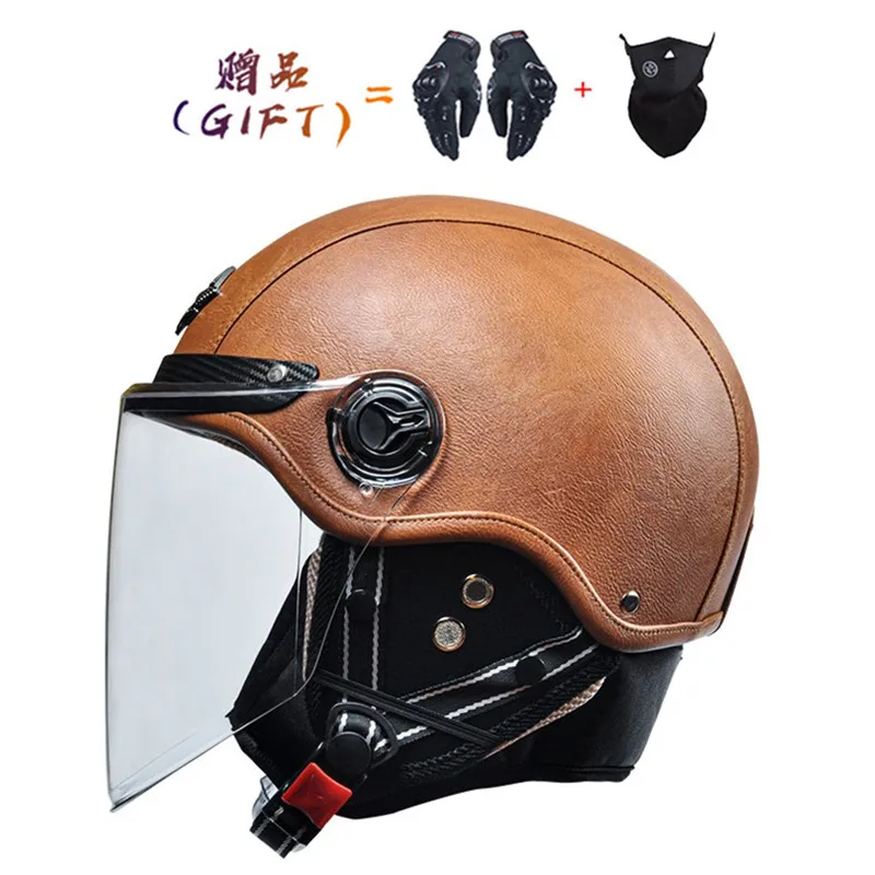 

Helmet For Scooter Casque Trotinette Electrique Retro Moto Casco Downhill Roof Motorcycle Open Face Off Road Racing Half Helmets