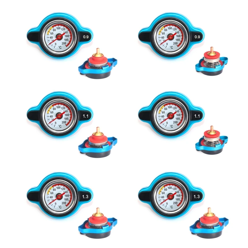 

Thermost Radiator Cover With Water Temp Gauge 0.9 Bar/ 1.1 Bar/1.3 Bar Cover Automotive Engine Parts E8BC