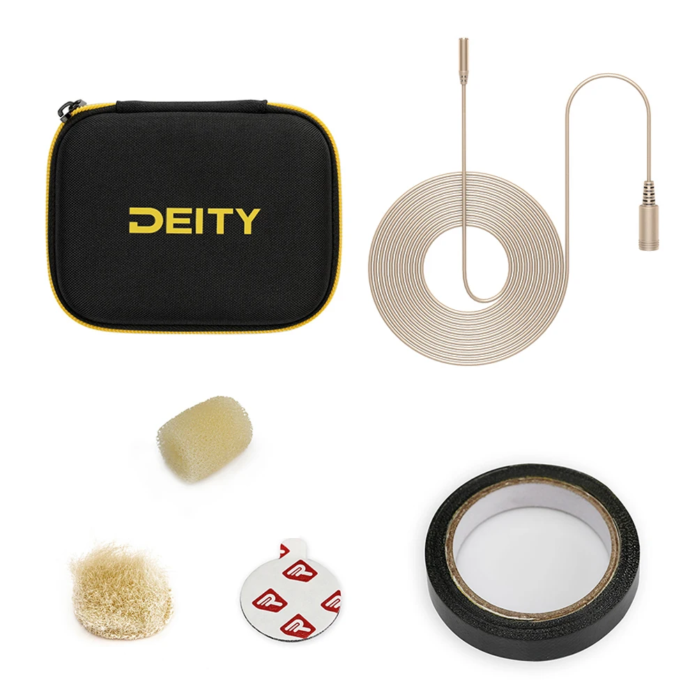 Aputure Deity W.Lav Pro cable lenght 1.8m Professional Lavalier Microphone Waterproof Condenser Mic for Camera Video Recording