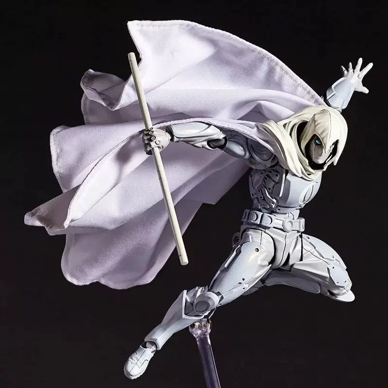 Удивительная фигурка Yamaguchi Moon Knight, ПВХ, подвижная, коллекционная, Revoltech, Мстители, Марк Спектор, фигурка, модель игрушки 16 см (art.: 3920cabe33af4) - 3920cabe33af4