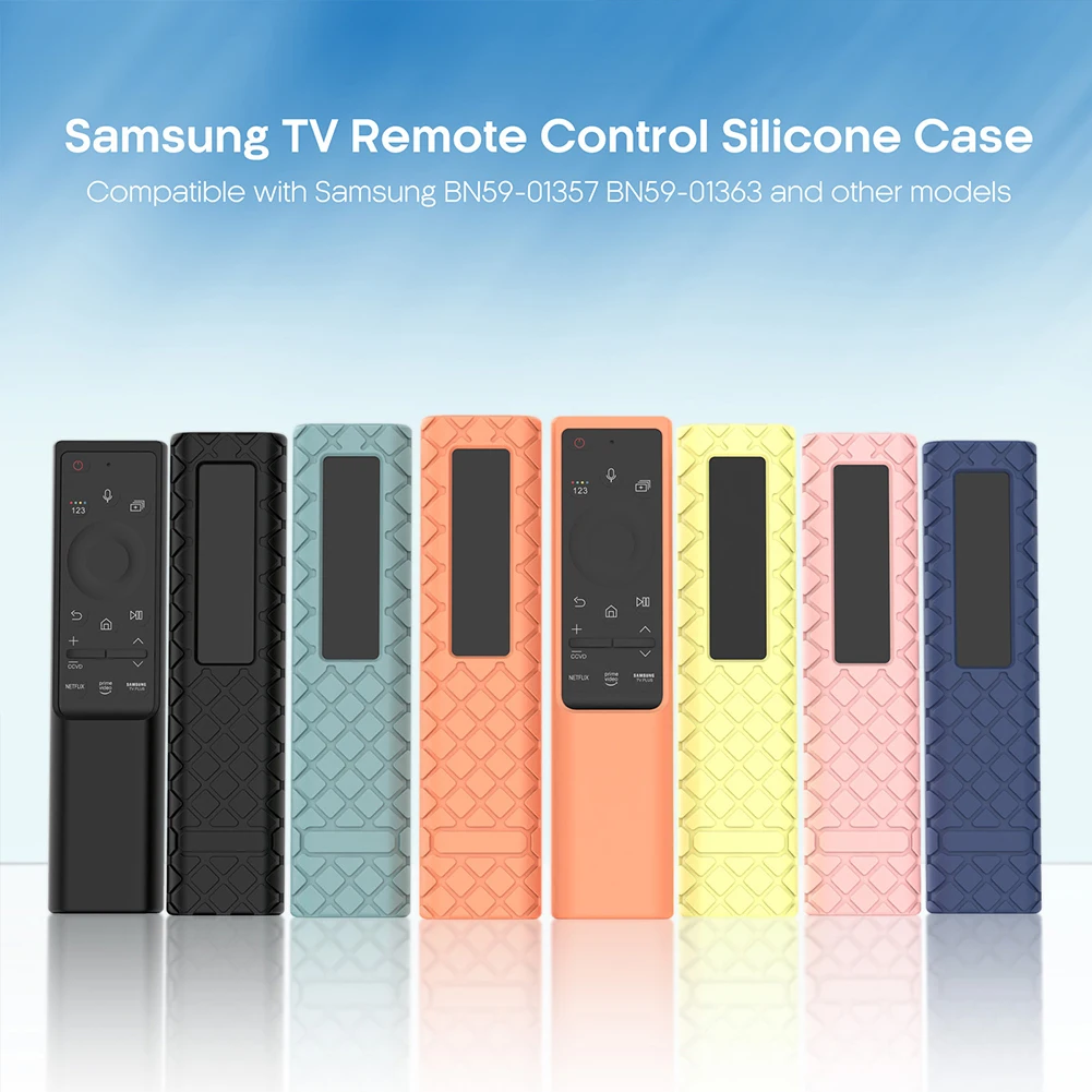 

Voice Remote Controller Case Silicone TV Remote Cover with Lanyard for Samsung BN59-01357A /01311B /01363A /01265A