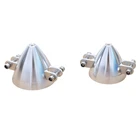 1 шт складной пропеллер с вращением по часовой стрелке и против часовой стрелки обтекатель сердечник вала 3,03,174,05,06,0 мм весло Пластикалюминиевый Прядильщик Крышка для RC Самолет с неподвижным крылом