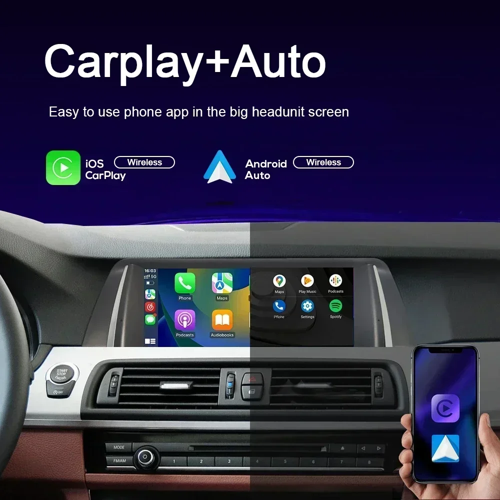 Автомобильный радиоприемник CarPlay Android 14 GPS-навигация автомобильное радио 4 Гб Wi-Fi