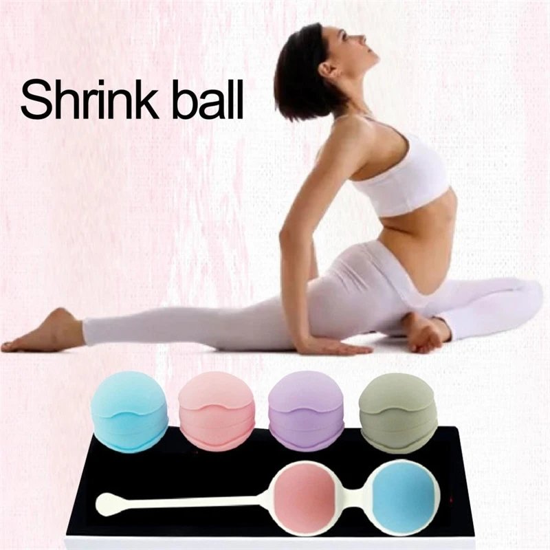 

4Pcs Silicone Kegel Balls Sex Toys For Woman Vaginal Dumbbell Shrinking Ball Geisha Vagina Tighten Exercise Device Adult Produnt